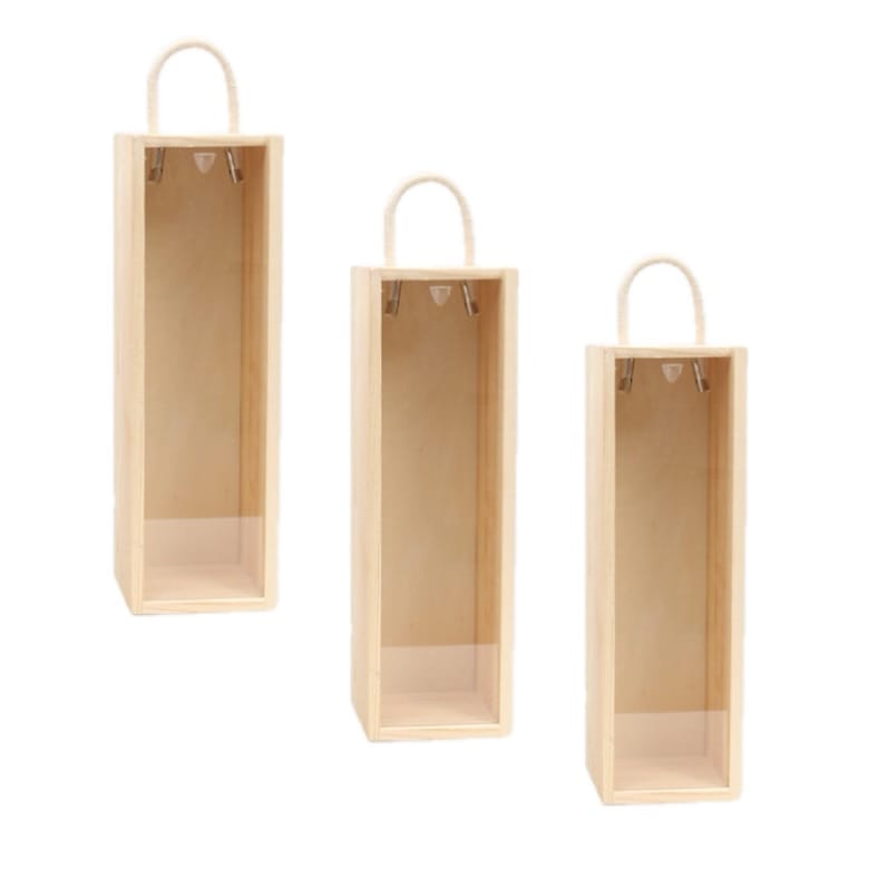 repurposed wooden wine box