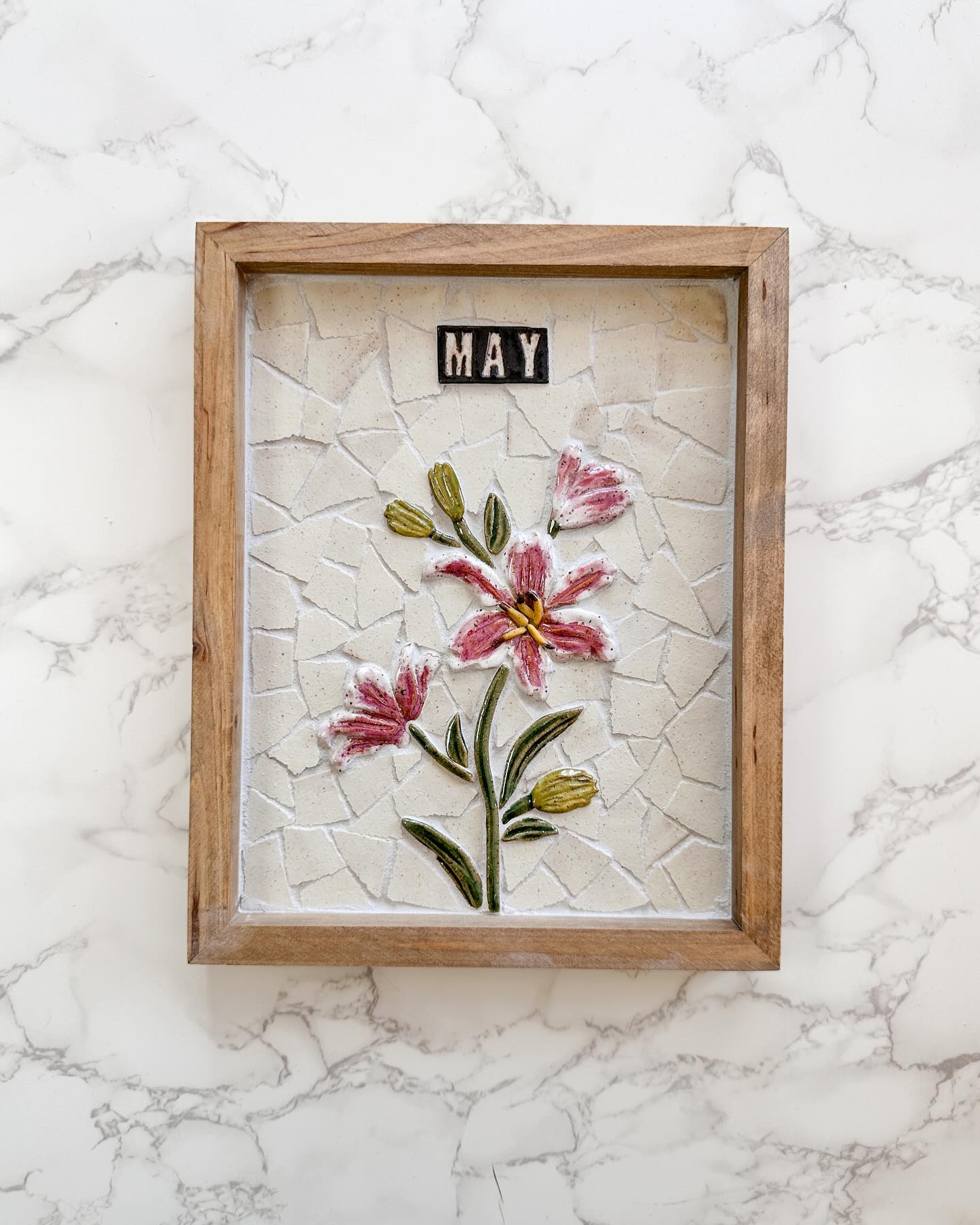 intricate ceramic mosaic floor