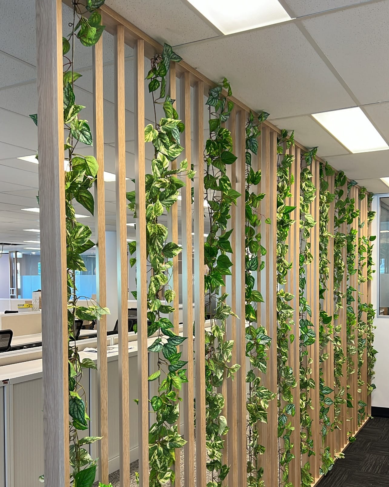 ceiling grid planter system
