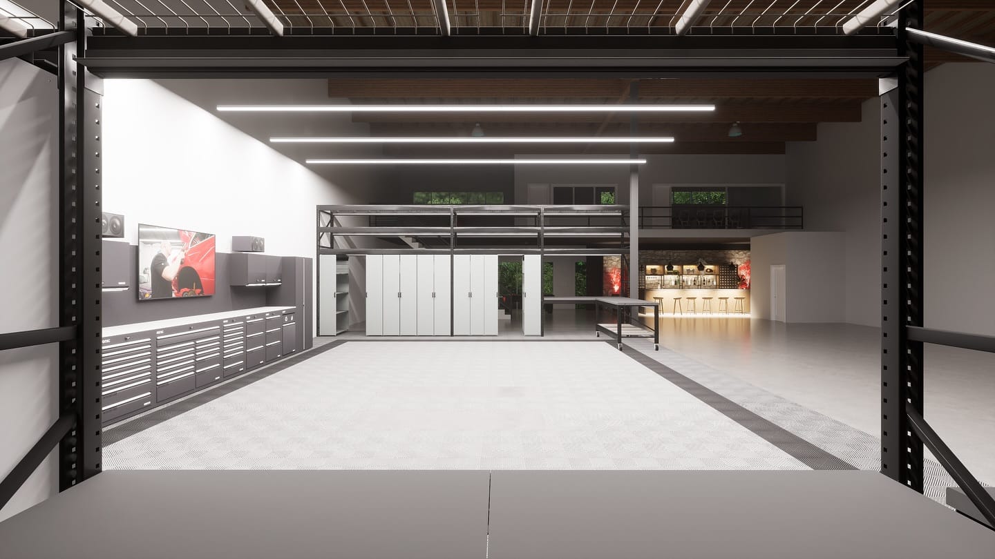 tools arranged in nested containers