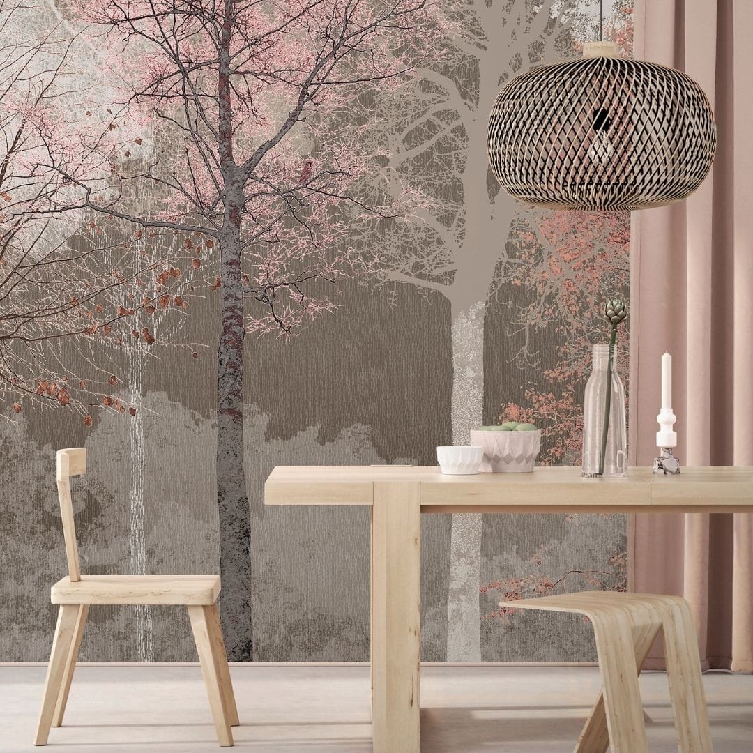 Nordic patterned textiles in Scandinavian home