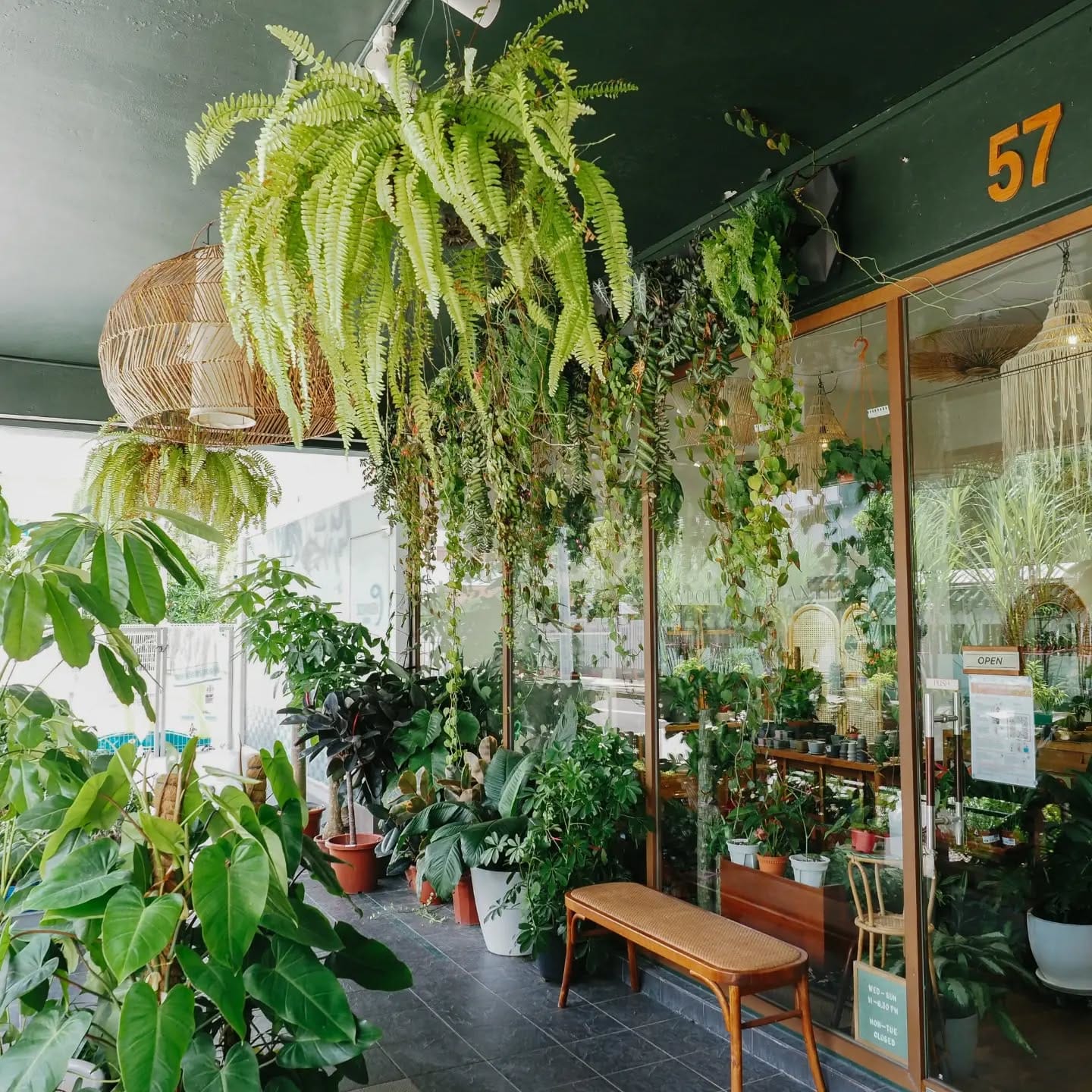 Scandinavian large statement floor planter