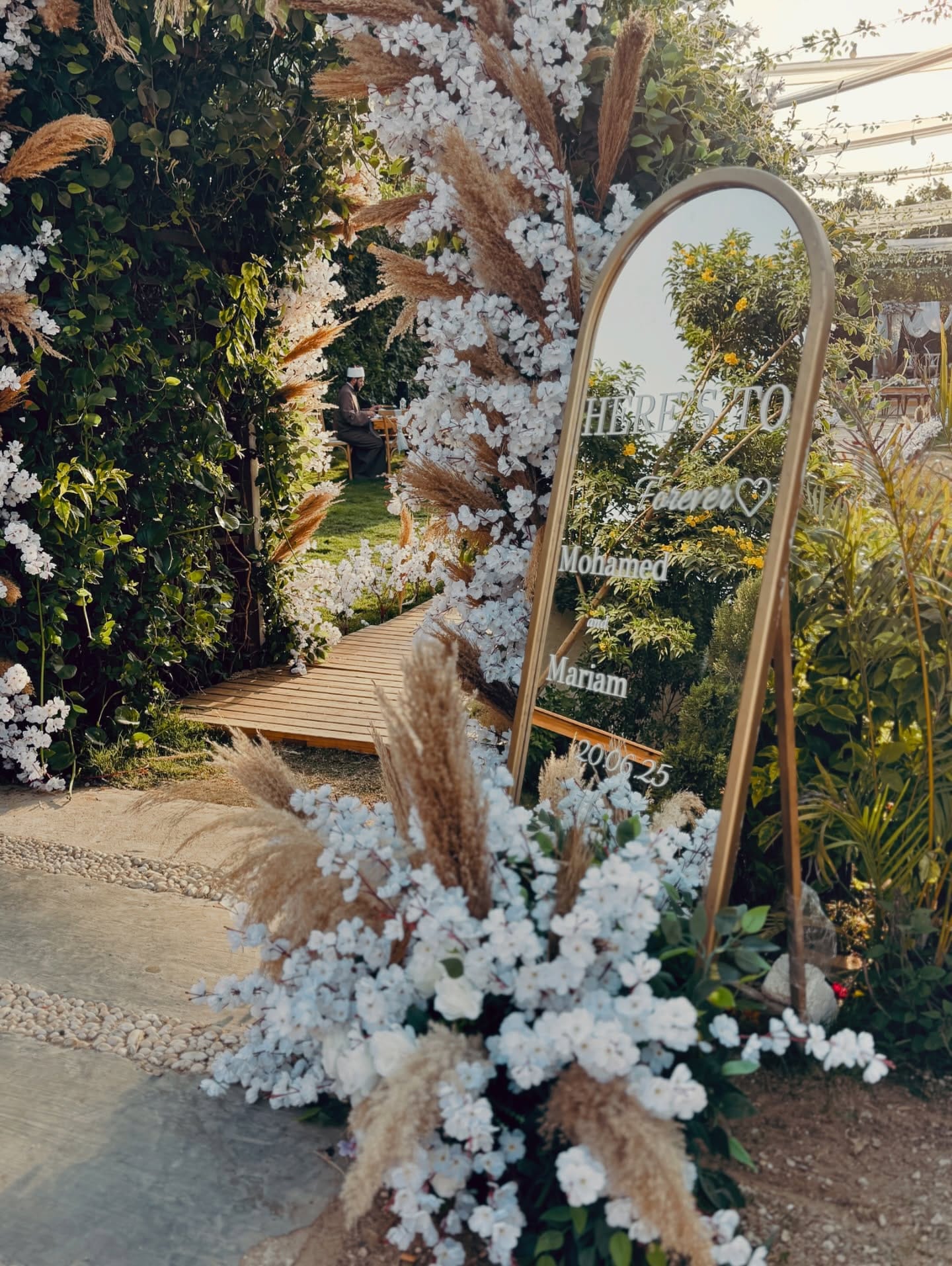 rustic plant arrangement in bay window