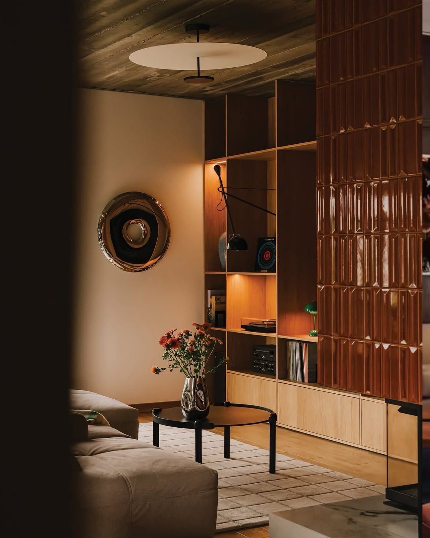 Smart storage in Scandinavian home